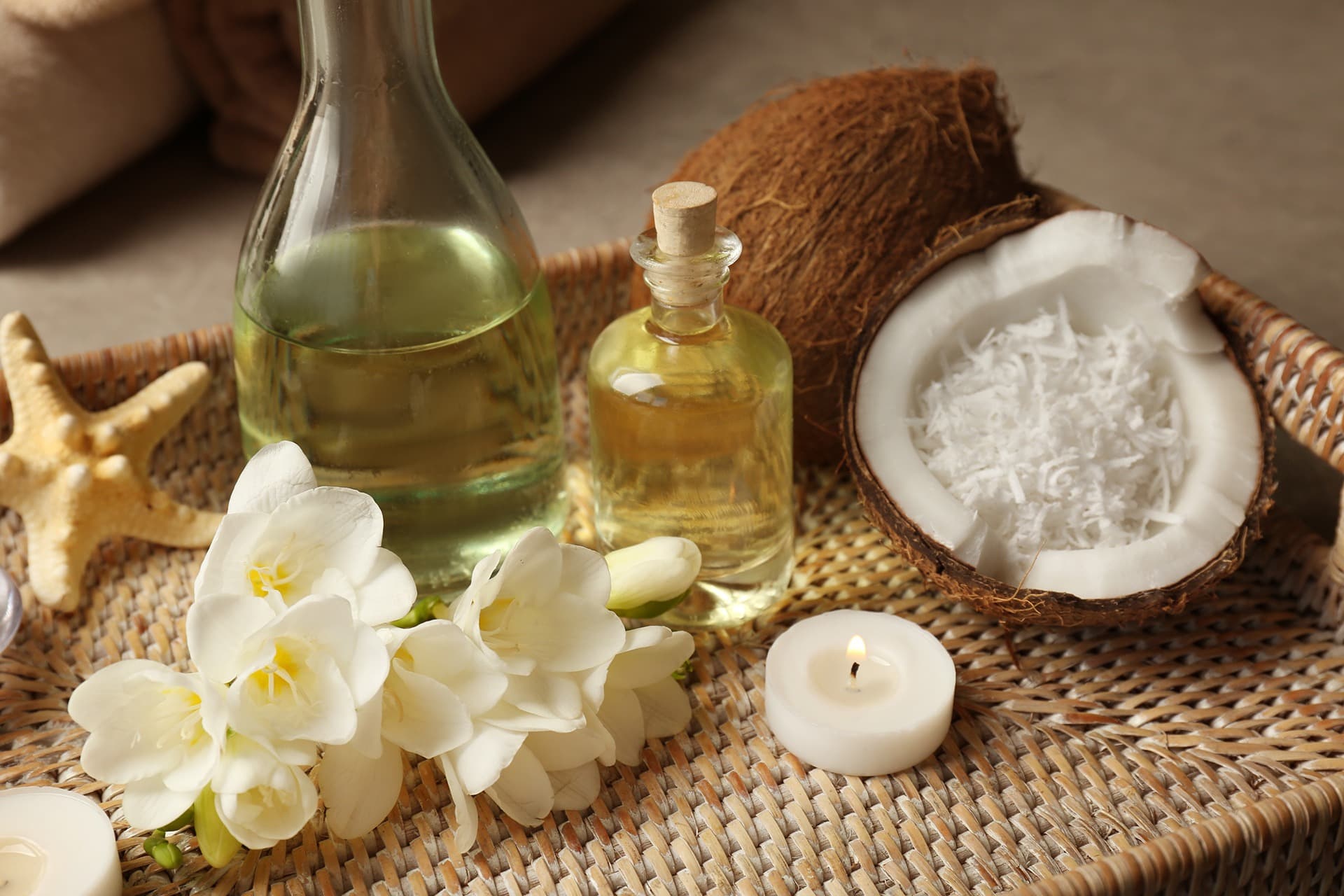 Coconut Oil Massage